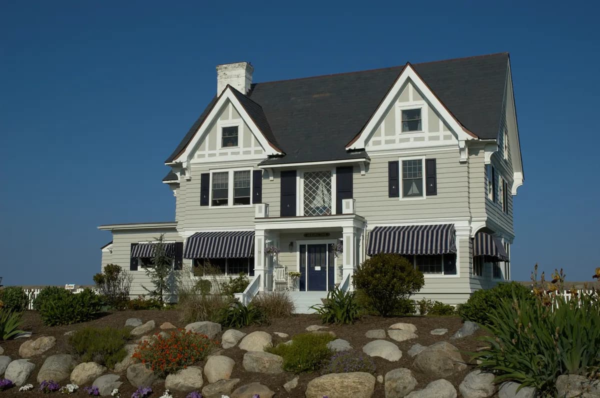 Vacation property with mountain views